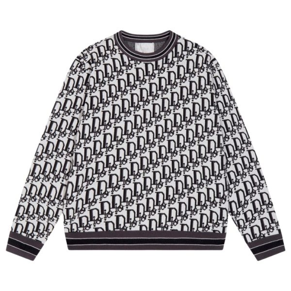 CD Sweatshirt MONOGRAM WHITE/BLACK
