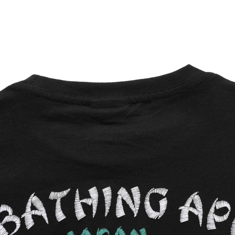 BP T-shirt Japan Map Embroidery Black - Image 5
