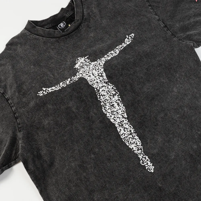 HLSTR Christ Long-Sleeve Washed Black T-Shirt - Image 12