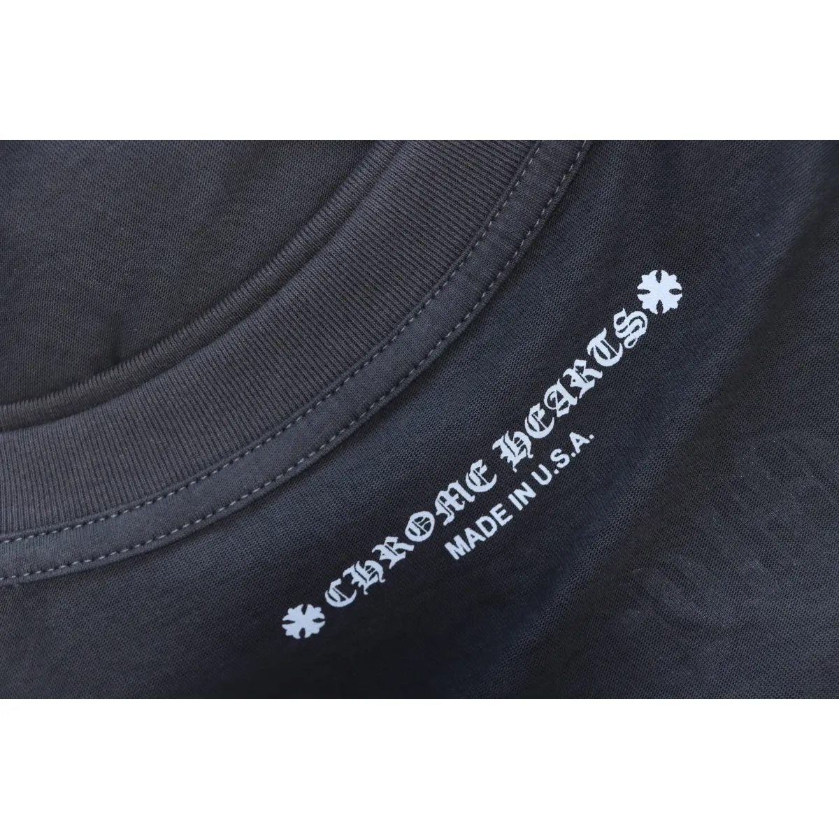 CHRM HRTS Matty Boy Shoulder Logo Crewneck Dark Gray - Image 4