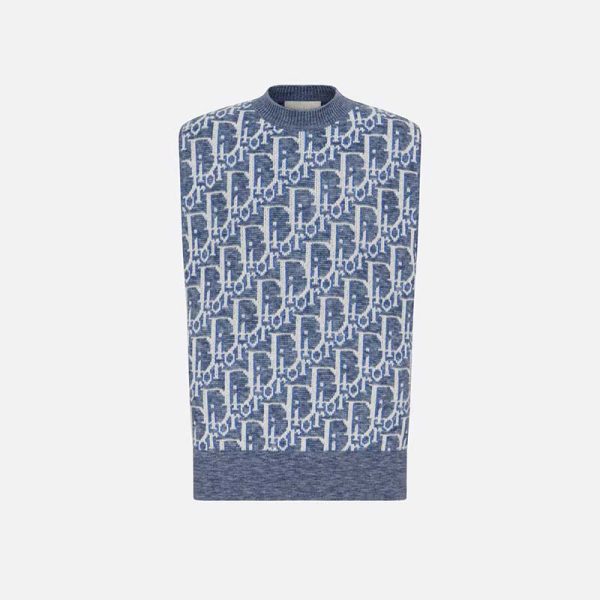 CD Oblique Sleeveless Sweater