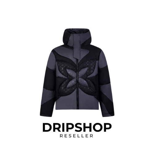LV Jacket Puffer with Monogram Design