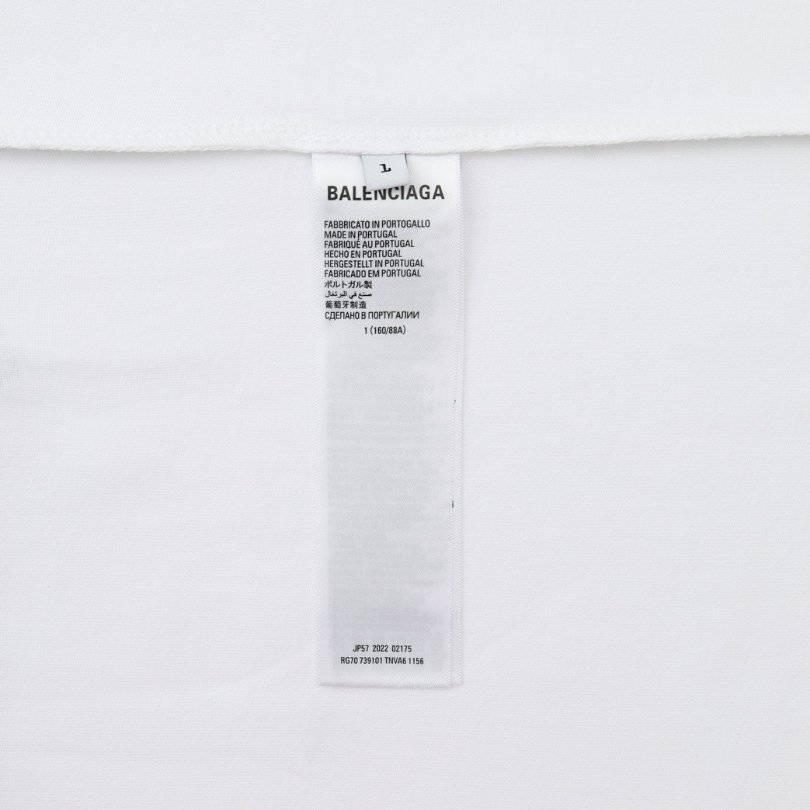 BLNCG x Adidas T-shirt Trefoil Logo White - Image 4
