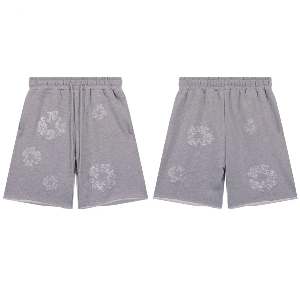 DNM TRS Glitter Patch Floral Print Shorts - Image 5