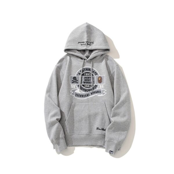 BP Hoodie Busy Works Logo Grey