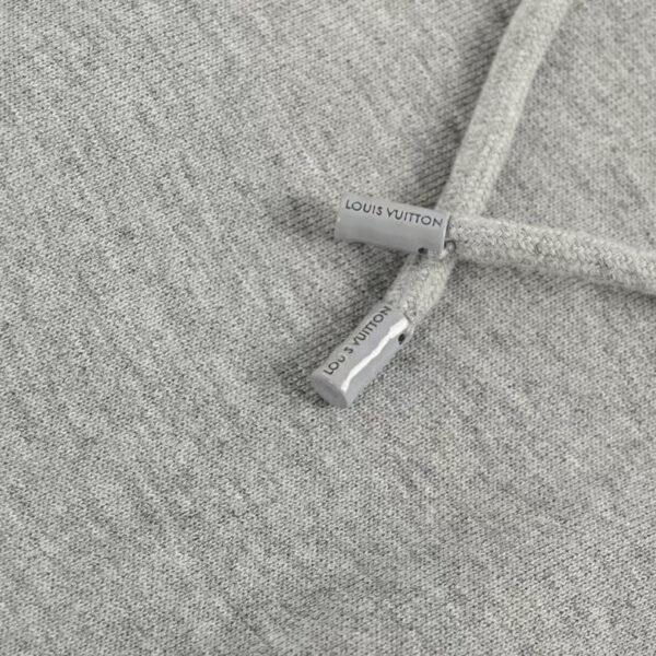 LV Hoodie Monogram Grey - Image 4
