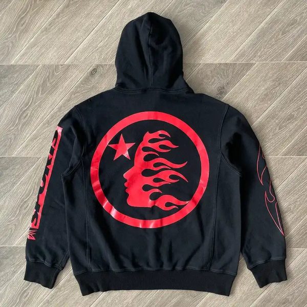HLSTR Hoodie Sports Future Flame Black - Image 3