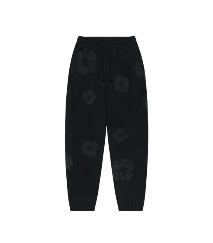 DNM TRS Cotton Wreath Sweatpants Black Monochrome