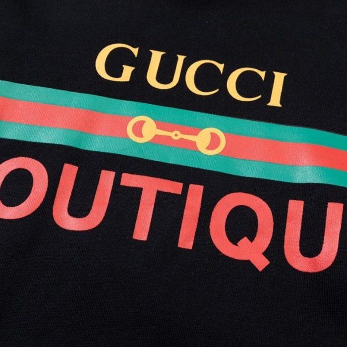 GG Hoodie Boutique Logo Black - Image 5