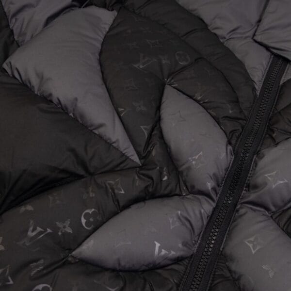 LV Jacket Puffer with Monogram Design - Image 4