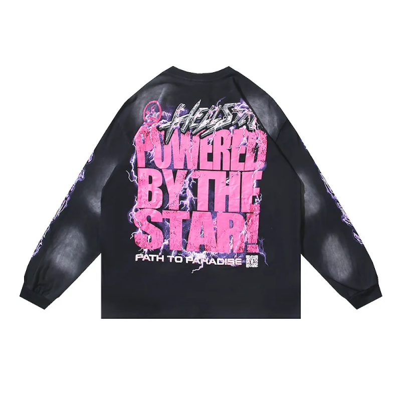HLSTR Powered By The Star Long-Sleeve T-Shirt - Image 2