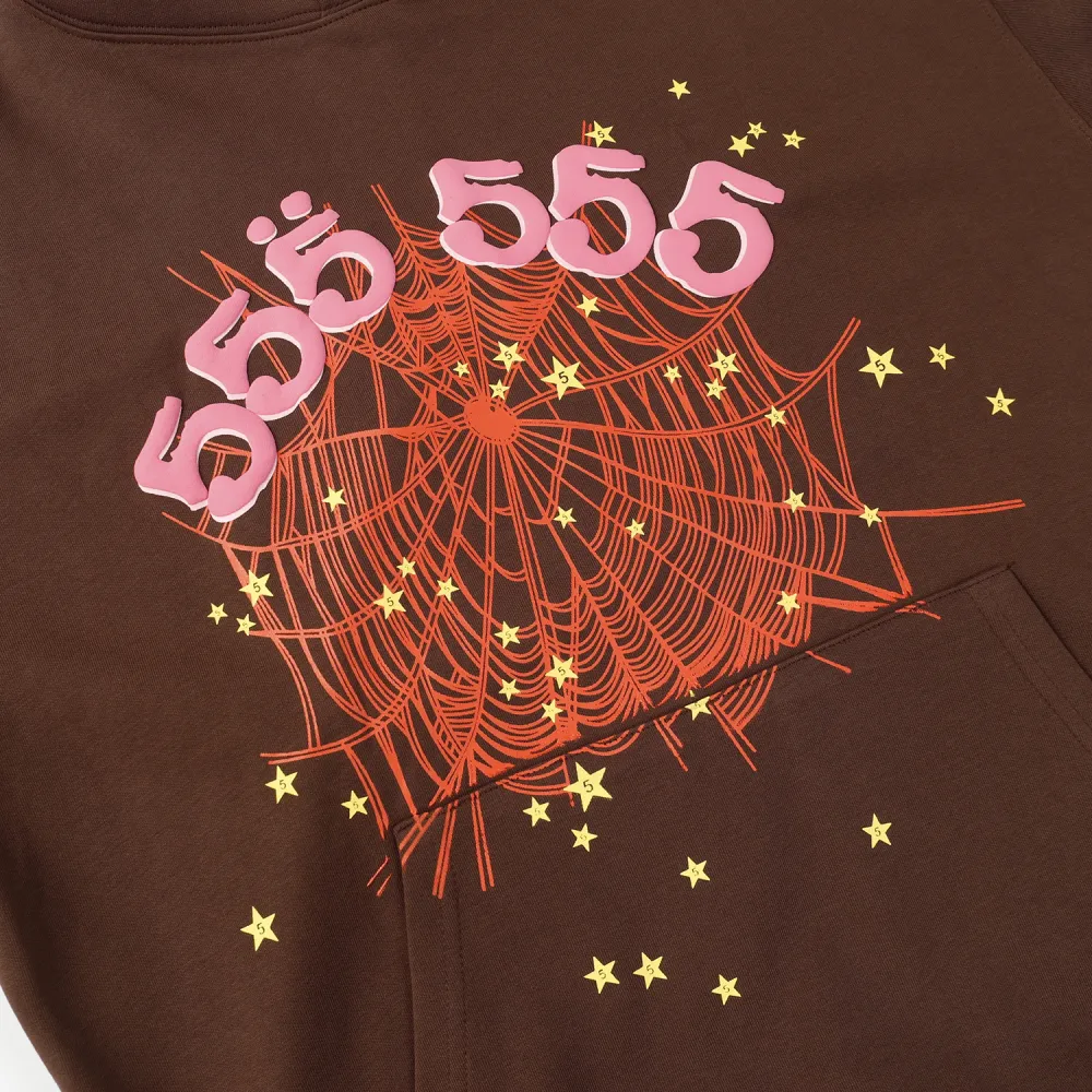 SPDR Hoodie ZF002-top Brown - Image 3