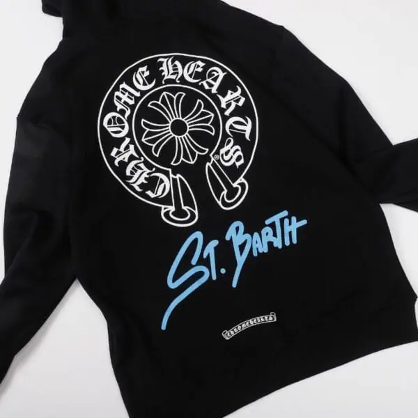 CHRM HRTS Hoodie St. Barth Black CH082 - Image 3