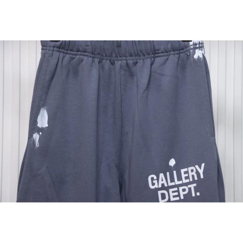 GD Graffiti Splatter Sweatpants Dark Gray - Image 9