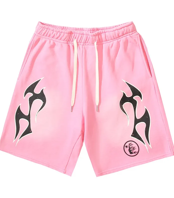 HSTR Flame Shorts Pink/Black/Grey