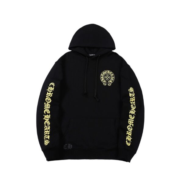 CHRM HRTS Hoodie Sleeve Logo Print CH073