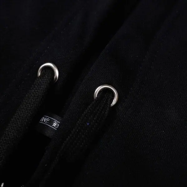 CHRM HRTS Hoodie Black Red Embroidered CH081 - Image 10