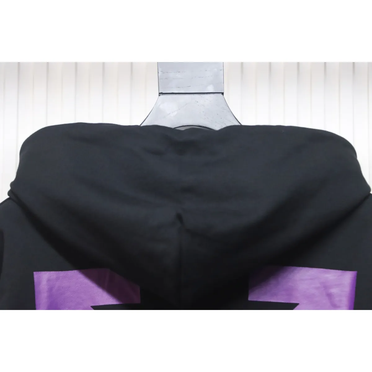 OFF WHT Caravaggio Hoodie Black Purple - Image 7