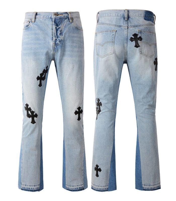 JEANS -GRAY CROSSES