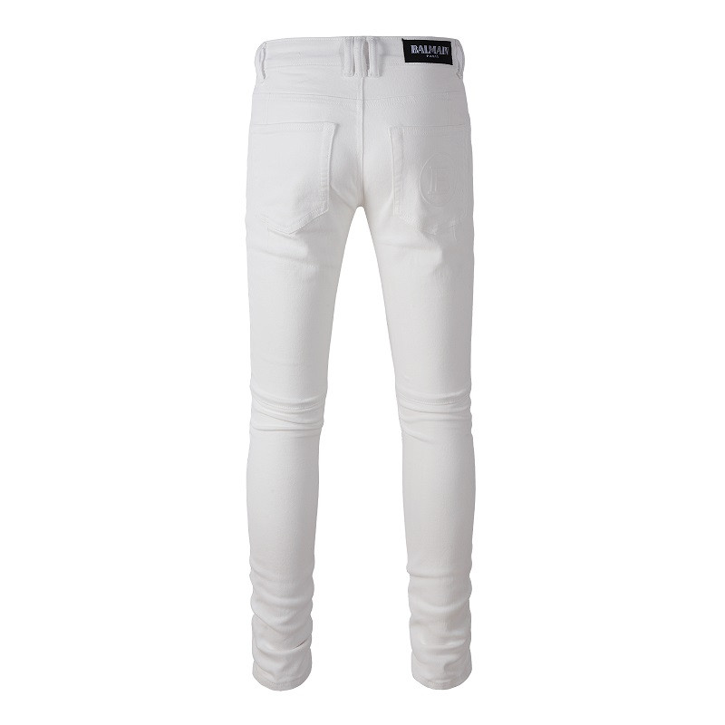JEANS – WHITE ZIP - Image 4