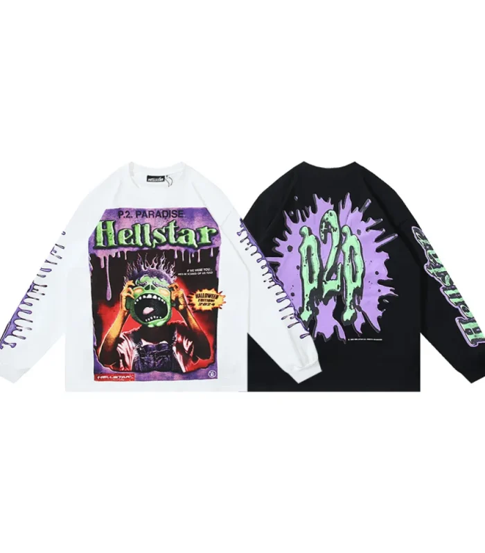 HLSTR Horror Book Long-Sleeve T-Shirt