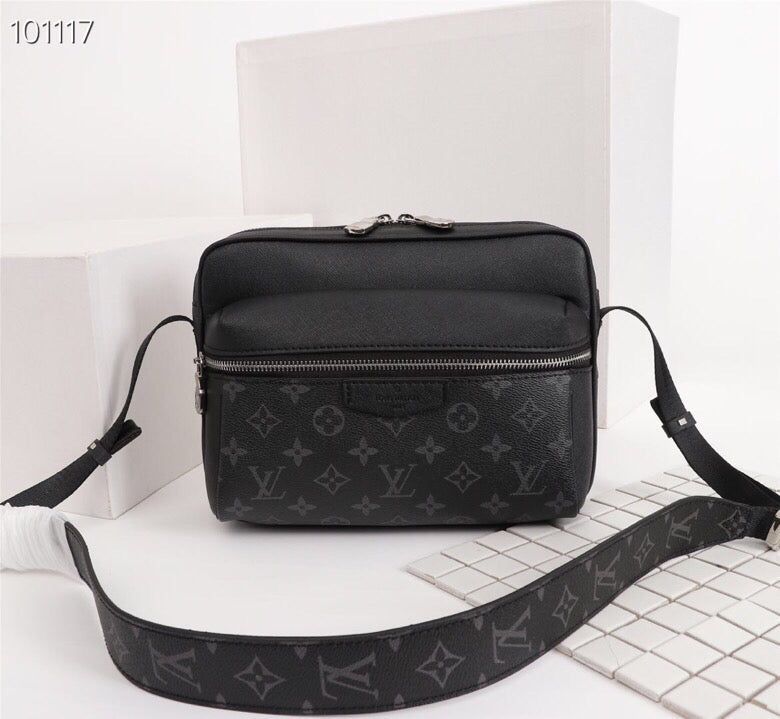 LV tracolla nera/bianca/blu