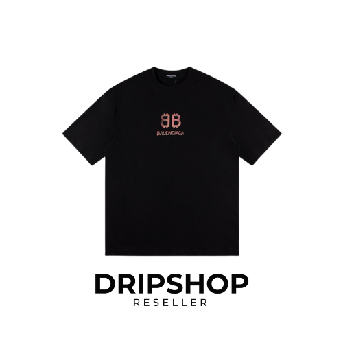 BLNCG T-shirt BB Gothic Print Black