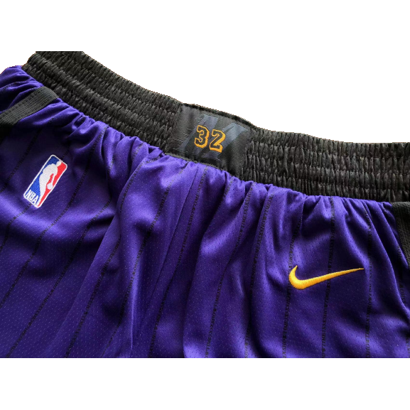 PANTALONCINI DA BASKET LAKERS – VIOLA - Image 3