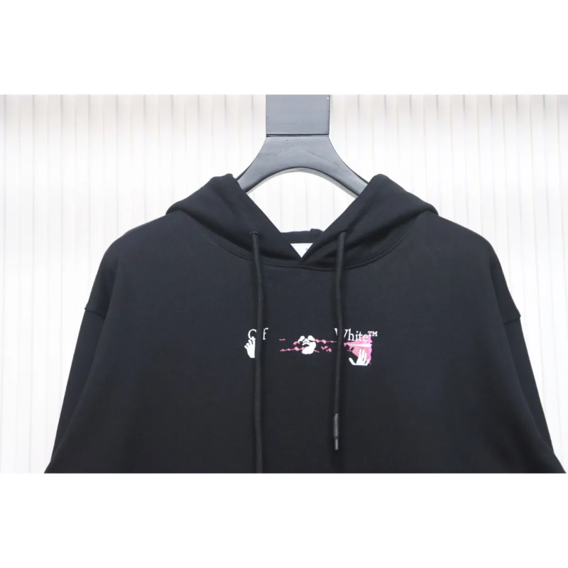 OFF WHT Acrylic Arrow Hoodie - Image 4