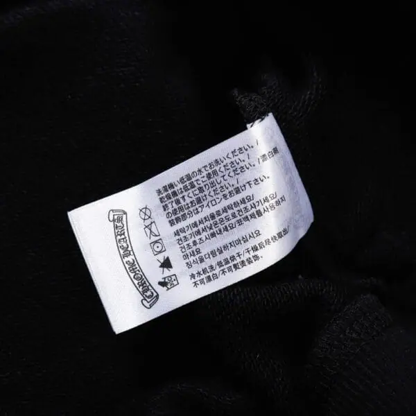 CHRM HRTS Hoodie Black Red Embroidered CH081 - Image 11