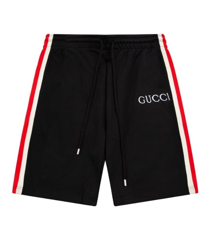 GG Shorts Stripe Logo Black