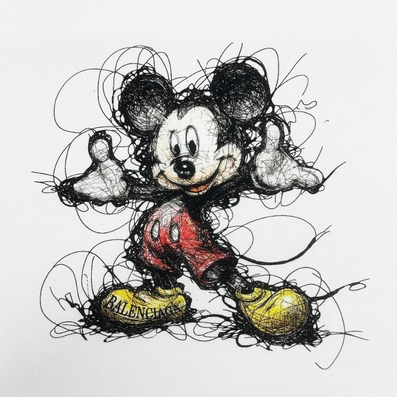 BLNCG T-shirt Mickey Mouse Print - Image 3