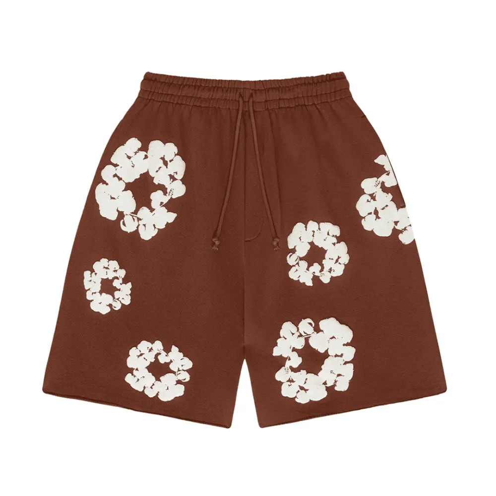 DNM TRS The Cotton Wreath Shorts Brown - Image 2