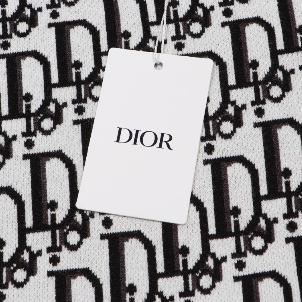 CD Sweatshirt MONOGRAM WHITE/BLACK - Image 7
