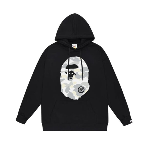 BP Hoodie Camo Ape Head Black BP059