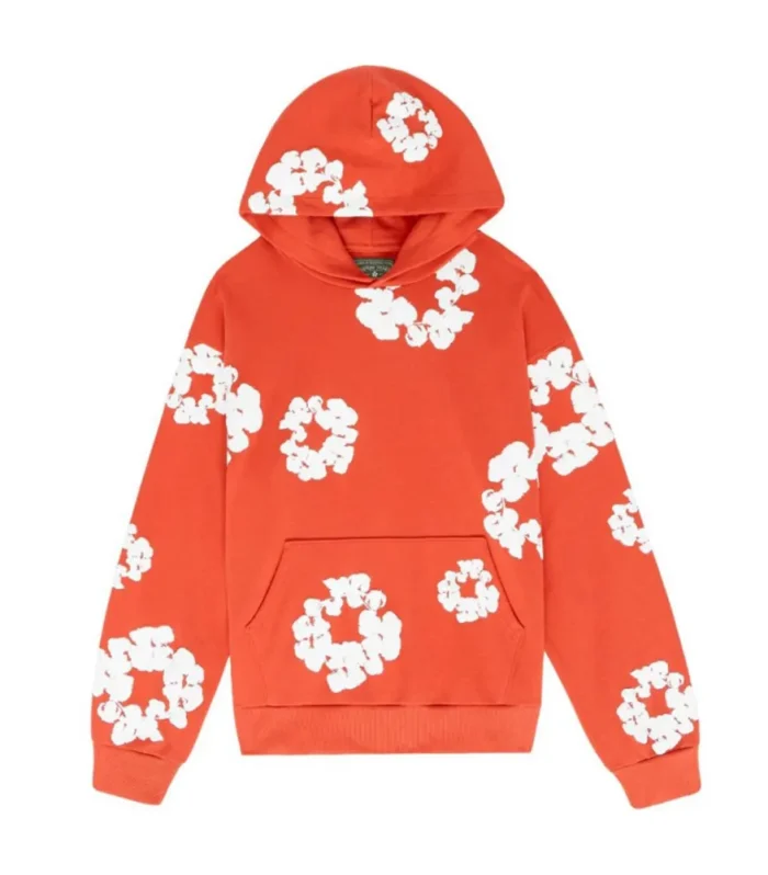 DNM TRS The Cotton Wreath Sweatshirt Royal Orange
