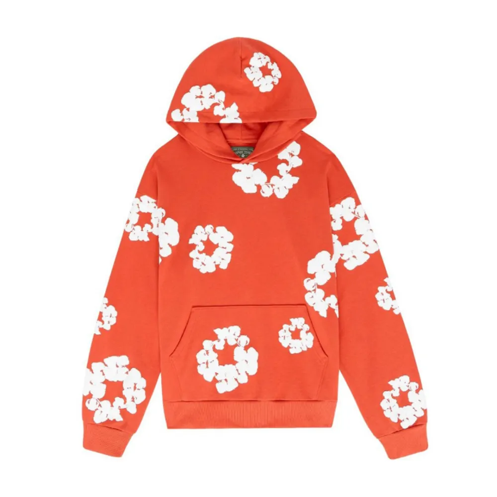 DNM TRS The Cotton Wreath Sweatshirt Royal Orange