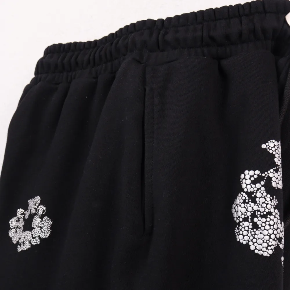 DNM TRS Glitter Patch Floral Print Shorts - Image 6
