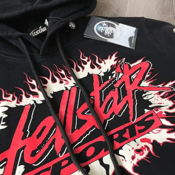 HLSTR Hoodie Sports Future Flame Black - Image 6
