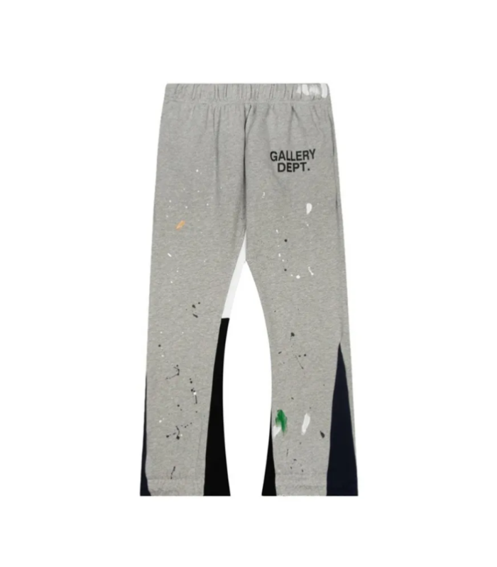 GD Painted Flare Sweat Pants Gray