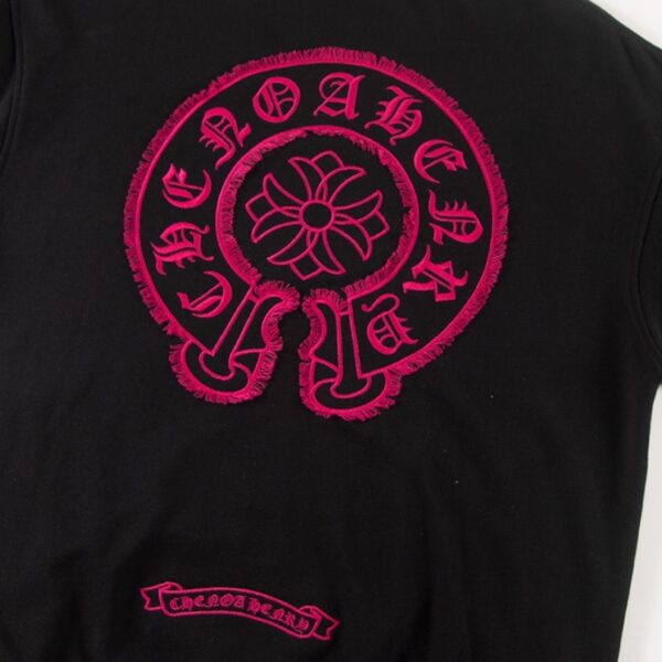 CHRM HRTS Sweatshirt Pink Horseshoe Black CH006 - Image 5
