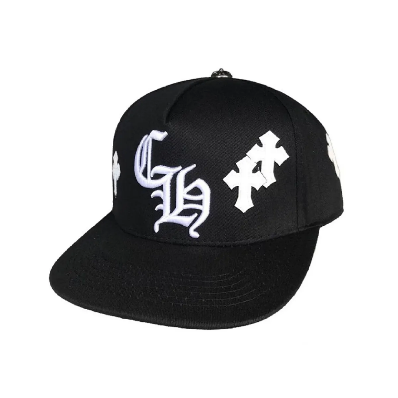 CHRM HRTS Cross Patch Baseball Hat Black - Image 2