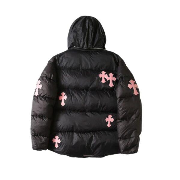 CHRM HRTS Jacket Puffer Black Cross CH080 - Image 2
