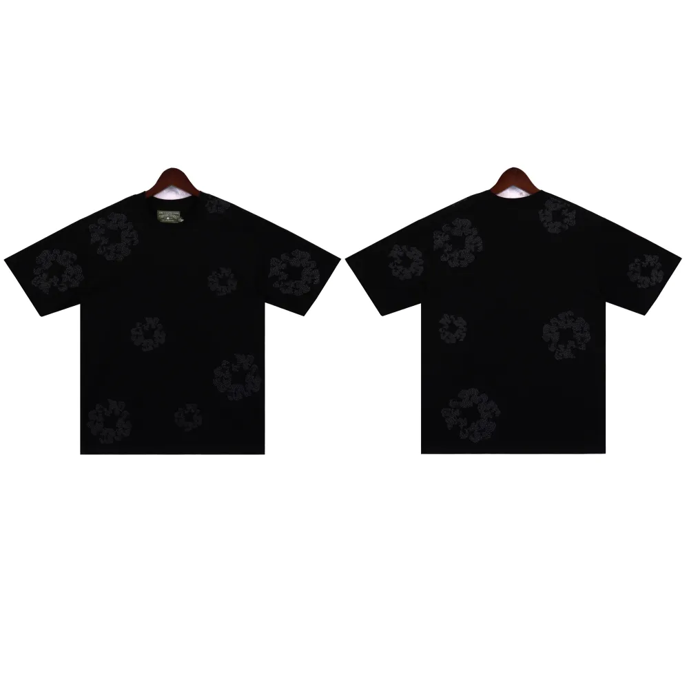 DNM TRS Glitter Patch Floral Print - Image 4