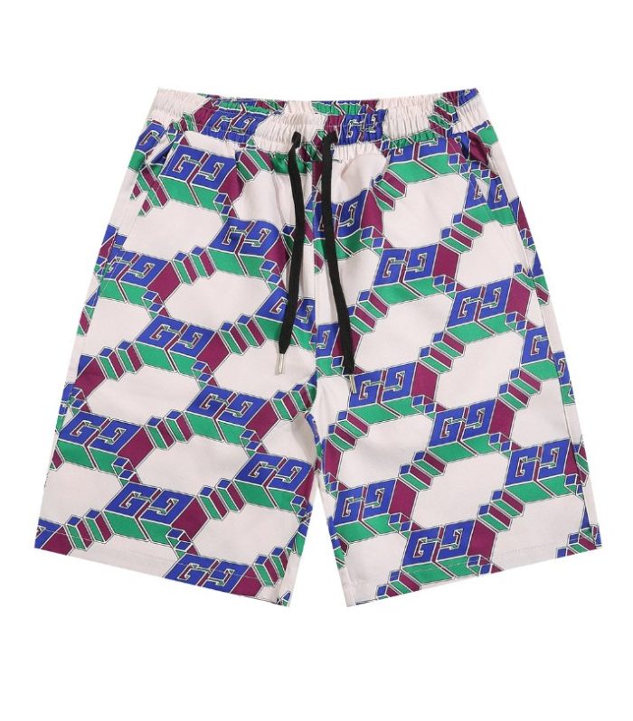 GG Shorts Multicolor Pattern Drawstring