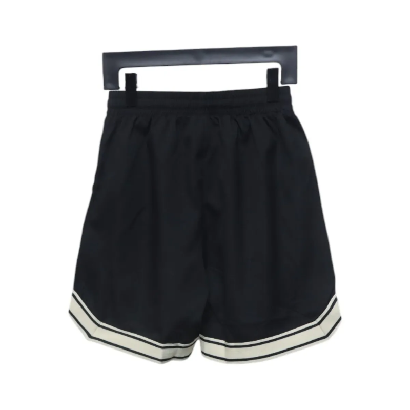 CHRM HRTS Sanskrit Embroidery Shorts Black - Image 2