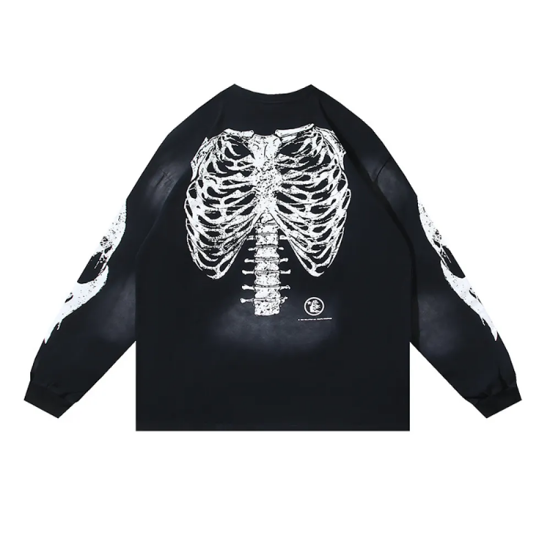 HLSTR Skeleton Long-Sleeve T-Shirt - Image 3