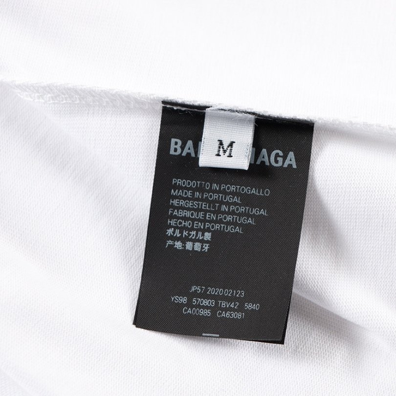 BLNCG T-shirt Graffiti Print White - Image 5
