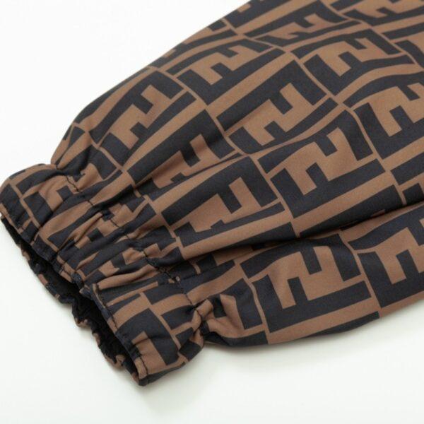 FND Hooded Eyes Jacket Black and Brown - Image 5