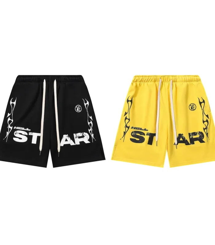 HSTR Relaxed Elastic Waist Street Wear Cotton Terry Shorts
